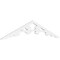 Ekena Millwork Pitch Vienna Architectural Grade PVC Gable Pediment, 72"W x 15"H x 1"P (5/12) GPP072X015X100VIE - alternate 1